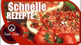 Bruschetta mit Tomaten  lecker wie beim Italiener [upl. by Nitsirhc]