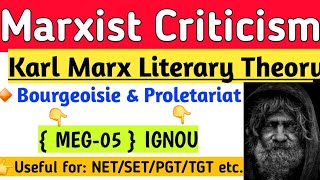 Marxist CriticismMarxist Literary Theory In hindiMEG05 Marxist crticism in hindiFor NET SET [upl. by Rhodie]