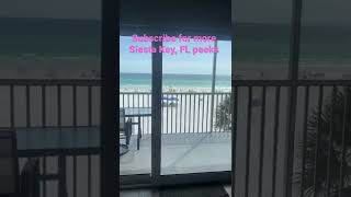 Siesta Key Florida AirBnB rental Crescent Arms room 301S Amazing beachfront apartment [upl. by Irrol]