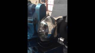 Stainless steel mixing bowl mirror polishing machine [upl. by Olette]