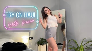 ✨ Nixie’s Stylish Try On Haul  Athletic and Fashionable OutFits 2024 4K [upl. by Lesser]