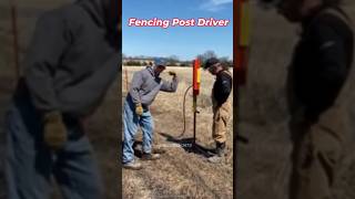 Fencing Post Driver shorts tips [upl. by Getter189]