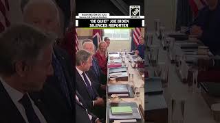 US President Joe Biden silences reporter during meeting with UK PM Starmer says ‘Be Quiet’ [upl. by Nlyak]