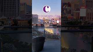 Would you stay here 🌞 The Cosmopolitan of Las Vegas Wraparound Terrace Suite Fountain View shorts [upl. by Cirone]