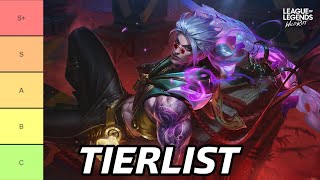 TIERLIST PARCHE 52C DE WILD RIFT LOS MEJORES CAMPEONES DE CADA ROL PARA SUBIR ELO EN RANKED [upl. by Yorgerg]