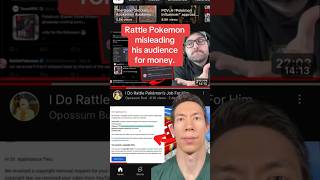 Rattle Pokémon Misleading his Audience for money 💰 Part 1 [upl. by Lledra901]