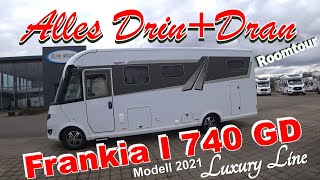 Wohnmobil der PremiumKlasse  Frankia Vollintegriert Luxury Line I 740 GD mit Vollausstattung✌ [upl. by Alrrats]