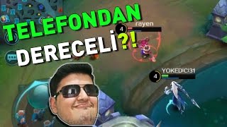 TELEFONDAN DERECELİ OYUN BUNU DA YAPMIŞLAR Mobile Legends Bang bang [upl. by Atirabrab]