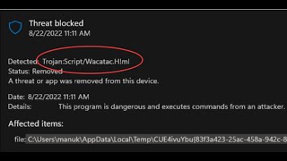 TrojanScriptWacatacHml Removal Guide [upl. by Sueaddaht]