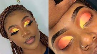 How to Glitter Cut Crease  Client Makeup Tutorial [upl. by Akimaj]