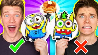 Best of Pancake Art Challenges Must See How To Make Disney Marvel Avengers amp Minecraft vs Roblox [upl. by Huxham]