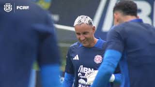 Selección de Costa Rica entrenando [upl. by Yllom]