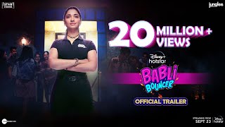 Babli Bouncer  Official Trailer  Hindi  23rd September  DisneyPlus Hotstar [upl. by Hardigg]