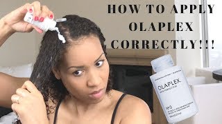 HOW TO  Apply OLAPLEX No 3 To Your Hair  DEMO [upl. by Atsiuqal]