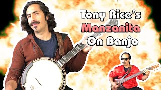 Tony Rices Manzanita on BANJO [upl. by Monahon345]