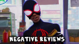 Reading Negative SpiderMan Across the SpiderVerse Reviews [upl. by Ennailuj]