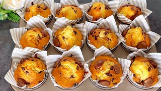 Je Cherchais Cette Recette de Muffins Depuis Longtemps Muffins très Moelleux et très Savoureux 🤤 [upl. by Girardo]