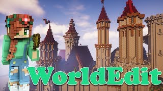 Worldedit Tutorial  How to Create Basic Structures in Minecraft  Copy Paste Flip Rotate amp more [upl. by Eednus340]