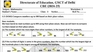 Class3rd worksheet ll Maths worksheet explained ll easy solutions [upl. by Sayce920]