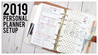 2019 Personal Planner Setup  Websters Pages [upl. by Anerres]