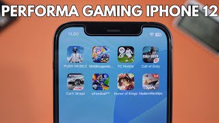 MASIH KUAT GAMING NYA IPHONE 12 IOS 181 GAMING TEST DI TAHUN 2024 [upl. by Ocer]