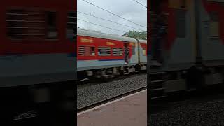 LTT Madurai express speedly skips Chinchwad station Indian railways [upl. by Ahsinut]