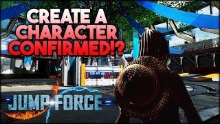 JUMP FORCE  Create a Character Announced Online Hub worlds 1080p [upl. by Yroggerg]