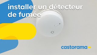 Installer un détecteur de fumée Castorama [upl. by Jelle406]