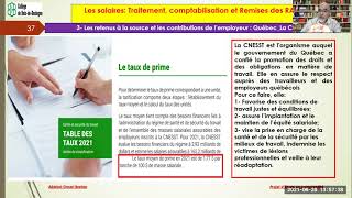 20210628Retenues sur salaire et contributions de lemployeur [upl. by Ailgna475]