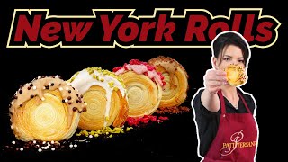 New York Rolls 🤎 Köstliches Rezept mit Pistaziencreme HimbeerGanache und Karamellcreme [upl. by Annawahs]