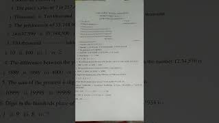 Weekly Test Cycle1 Mathematics 20242025 davclass5 davschool mathquestions weeklytest dav [upl. by Potter]