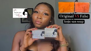 How to identify Original Kojie san soap  Original vs Fake Kojie san soap [upl. by Gove663]