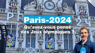 Paris2024  quavezvous pensé des Jeux olympiques  • FRANCE 24 [upl. by Almond]