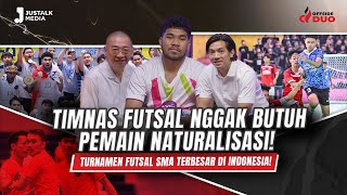 OFFSIDE DUO 198  TIMNAS FUTSAL NGGAK BUTUH NATURALISASI TURNAMEN FUTSAL SMA TERBESAR DI INDONESIA [upl. by Rramed36]