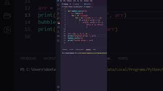 Python in 60 seconds Create a Bubble Sort Algorithm in Python [upl. by Rephotsirhc922]