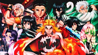 WLO  Hashiras  Kimetsu no Yaiba  Remake [upl. by Ahsuas]