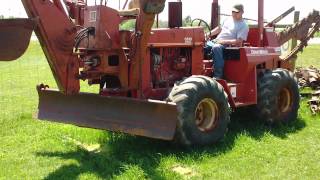 Ditch Witch 6510 Trencher Backhoe [upl. by Aronoff898]