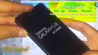 GTI9100G CWM 6 How to Install Custom Recovery Samsung Galaxy S2 SII [upl. by Aeikan]