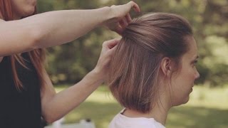 Wedding Hairstyles for Short Hair How to Make an Updo [upl. by Noguchi630]