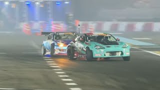 James Deane vs Ali Makspeed Huge Crash  Oman International Drift Championship OIDC2024 [upl. by Eenhpad535]