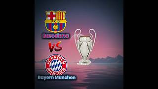 BARCELONA VS BAYERN MUNICH football trophy tanding [upl. by Corder222]