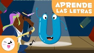 Aprende la letra quotUquot con el Unicornio Ulises  El abecedario [upl. by Nnayar]