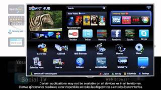 Samsung Smart TV  Smart Hub [upl. by Enilrahc145]