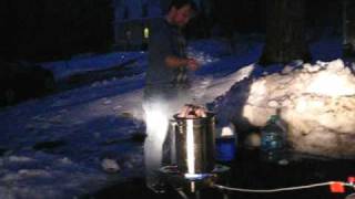 Turkey Deep Frying Disaster [upl. by Eivad]