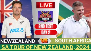 New Zealand vs South Africa Live 2nd Test Day 2  NZ vs SA Live Test Match Today nzvssalive live [upl. by Raybin]