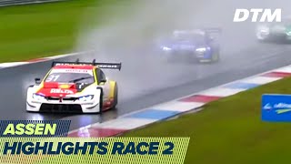 Maiden victory at wet race  Highlights Race 2  DTM Assen 2020 [upl. by Soalokcin]