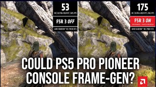 Could PS5 Pro Bring AI Frame Generation To Consoles [upl. by Stefanie]