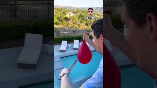 funny challenge balloon experiment comedy virelvideo realme12proseries5g comedyfilms edit [upl. by Baten]