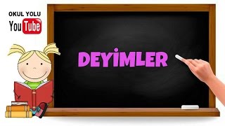 Deyimler Açıklaması ile Birlikte [upl. by Kcinom523]