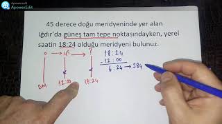 8 Yerel saat soru çözümü kısa anlatım [upl. by Kline]